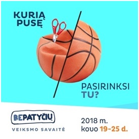 „ Veiksmo savaitė BE PATYČIŲ 2018 “