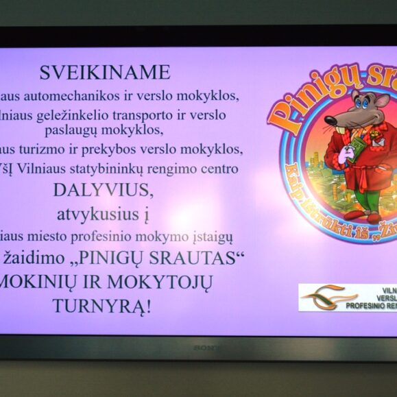 Žaidimo “PINIGŲ SRAUTAS“ turnyre – PIRMI!