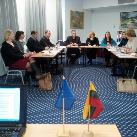 Projekto TTT4WBL komandos iš Lietuvos apvalus stalas - diskusija