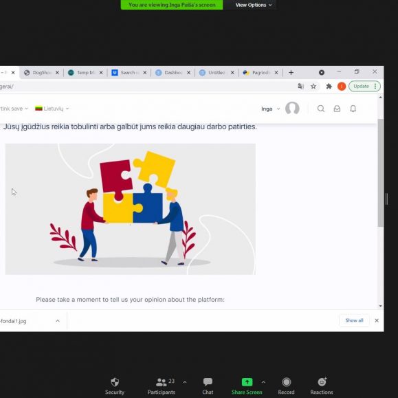 Dėmesys savišvietos būdu įgytoms kompetencijoms