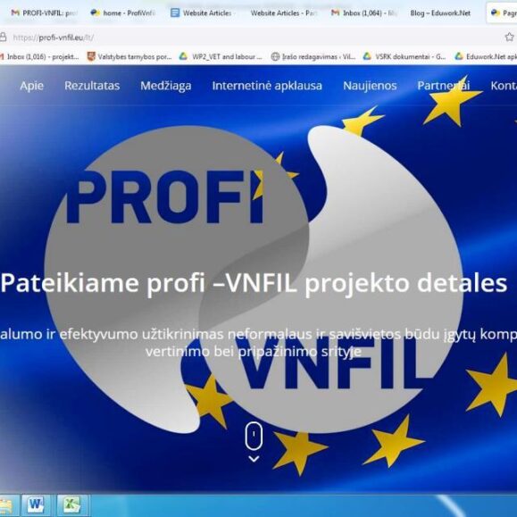 DALYVAUJAME PROFI VNFIL PLATFORMOS KŪRIME!