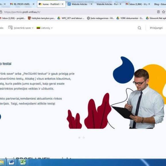 PROFI VNFIL PLATFORMA JAU PALEISTA!