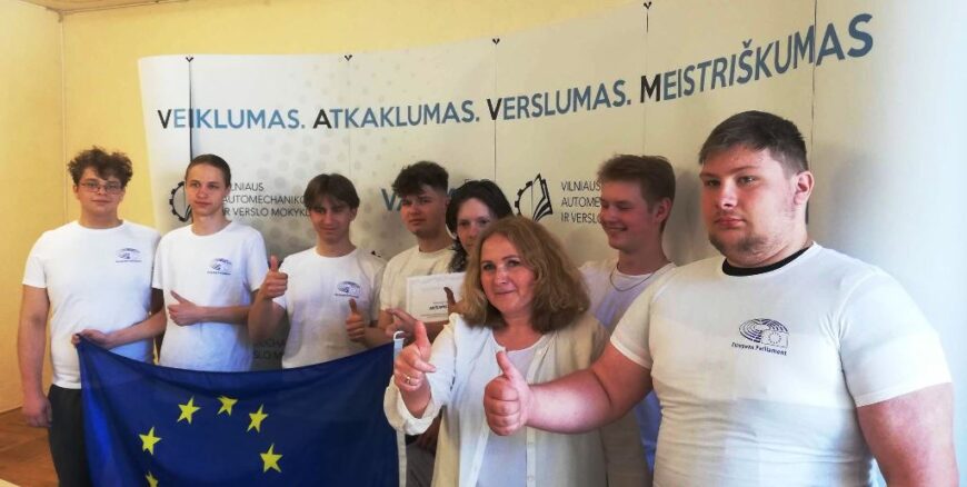 Atstovavome Lietuvos profesinio mokymo įstaigas STRASBŪRE!