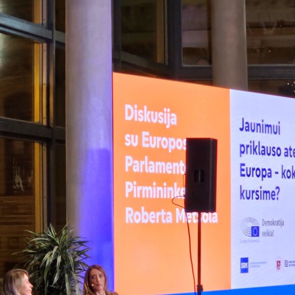 MEPA komandos susitikimas su EP pirmininke Roberta Metsola